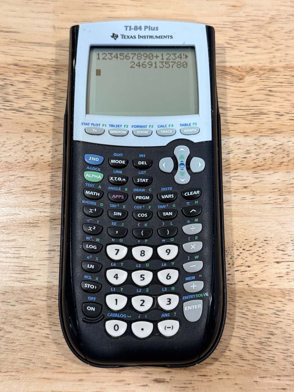 Texas Instruments TI-84 Plus Graphing Calculator with Slide Cover - Picture 2 of 5